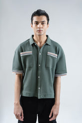 Jacquard  Button Down Shirt